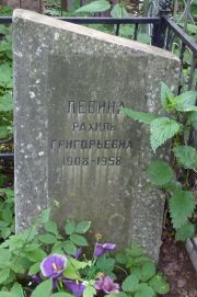 Левина Рахиль Григорьевна, Москва, Востряковское кладбище
